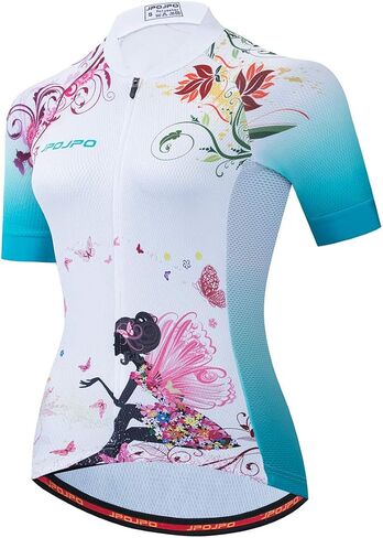 Hotlion Women's Cycling Jersey Ladies Bike Clothes Road MTB Bicycle Shirt CU66 in Saudi Arabia