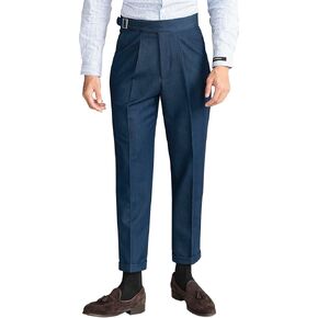 CHOKMAR Men's Gurkha Slim Fit Pants Wrinkle Resistant Fabric No Belt Needed in Saudi Arabia