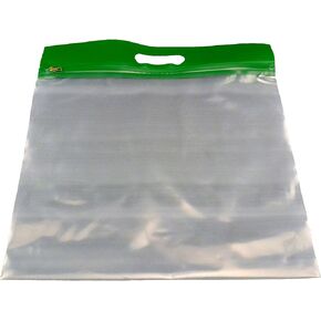 Bags of Bags BOBZFH1413BU ZIPAFILE Storage Bag, Blue (Pack of 25)