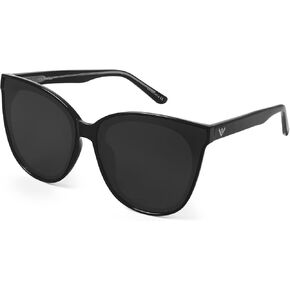 LVIOE Oversized Polarized Sunglasses for Women Trendy Large Cat Eye UV Protection Shade LS1627 in Saudi Arabia