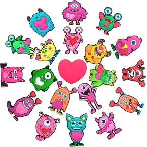 Funny Cartoon Anime Shoe Charms Decoration For Clogs Sandals,PVC Garden Shoe Accessories,Unisex Adults Teens Kids Party Favor in Kuwait