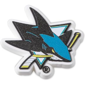 Crocs Jibbitz NHL Hockey Team Shoe Singles, Sports Charms for Men and Women, San Jose Sharks, One Size in Saudi Arabia