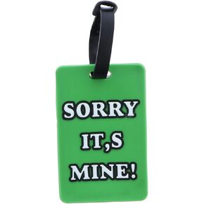 Luggage Tag Humor - Black Put It Back Its Mine
