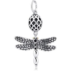 خرزات جرادة حقيقية فضية من EVESCITY 925 لأساور ساحرة أفضل هدايا للمجوهرات للعطلة in Kuwait