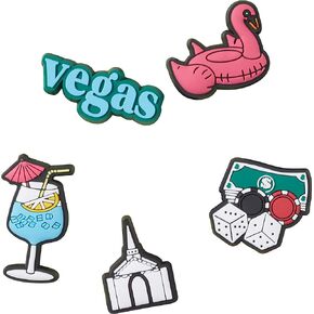 Crocs Unisex's Shoe Charms-Welcome to Las Vegas Multi Pack