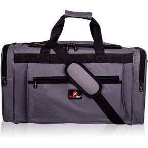 Roamlite 21 inch Travel Duffel Holdall - Weekend or Overnight Size Bag - Polyester 21" 55cm x31x31 50 Litre Light-Weight 0.8kg - Gray RL57GY in Kuwait