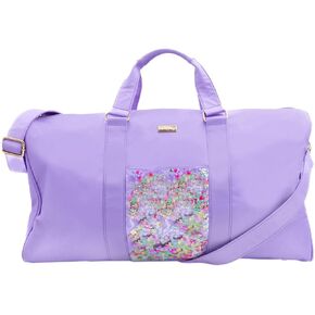 باكد بارتي حقيبة دفل من شيلبرات كونفيتي ويكندر للنساء، شنطة سفر لطيفة طوال الليل للنساء، رائعة للسيدات في صالة الالعاب الرياضية، والخطوط الجوية، والسفر، وزيارات المستشفى والعمل، ارجواني فاتح، شيلبرات, in Kuwait