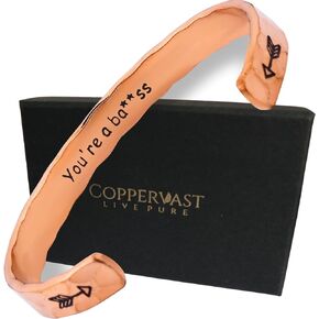 أساور نحاسية للنساء، هدايا شخصية لها، الأم، أفضل صديق، أساور صداقة ملهمة للفتيات المراهقات، منقوشة، هدية عيد ميلاد in Kuwait