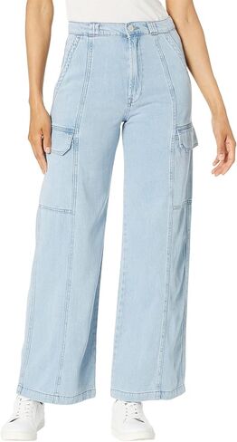 HUDSON Women's High Rise Wide Leg Cargo Jean in Saudi Arabia