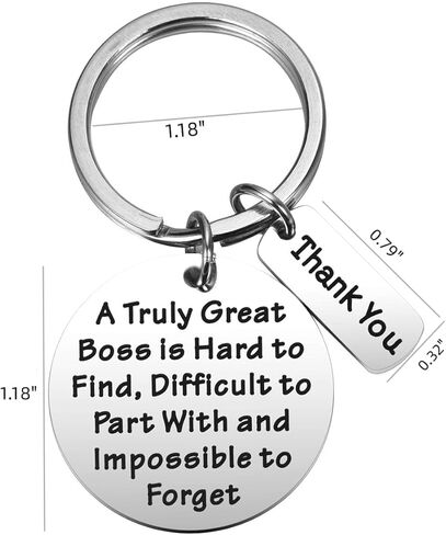 MIXJOY Boss Retirement Gift A Truly Great Boss is Hard to Find Keychain for Bosses Day Leaving Moving Appreciation in Kuwait