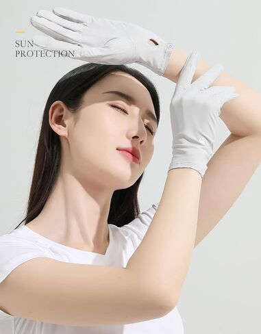 FGSS Summer Sunblock Gloves UV Protection Non-Slip Touchscreen Driving Gloves for Women Cyling Riding Outdoor in Saudi Arabia