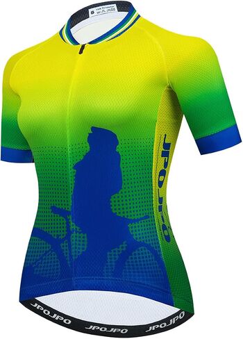 Hotlion Women's Cycling Jersey Ladies Bike Clothes Road MTB Bicycle Shirt CU66 in Saudi Arabia