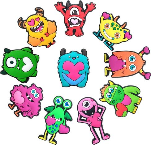 مضحك الكرتون أنيمي الأحذية سحر الديكور ل قباقيب الصنادل ، PVC حديقة الأحذية الملحقات ، للجنسين البالغين المراهقين الاطفال حزب صالح in Kuwait