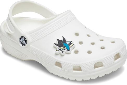 Crocs Jibbitz NHL Hockey Team Shoe Singles, Sports Charms for Men and Women, San Jose Sharks, One Size in Saudi Arabia