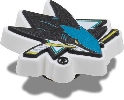 Crocs Jibbitz NHL Hockey Team Shoe Singles, Sports Charms for Men and Women, San Jose Sharks, One Size in Saudi Arabia