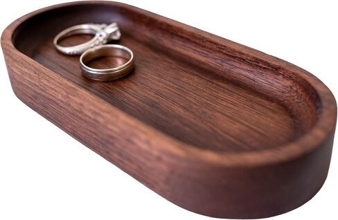 علبة مجوهرات بتصميم صندوق خشبي من خشب الجوز in Kuwait