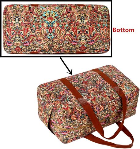 BAOSHA HB-32 حقيبة سفر من القماش الخشن لعطلة نهاية الأسبوع وحقيبة حمل كبيرة الحجم للنساء والسيدات (لون مع حجرة للأحذية) in Kuwait