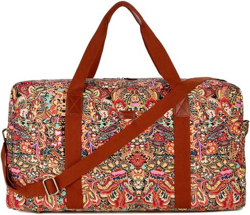 BAOSHA HB-32 حقيبة سفر من القماش الخشن لعطلة نهاية الأسبوع وحقيبة حمل كبيرة الحجم للنساء والسيدات (لون مع حجرة للأحذية) in Kuwait