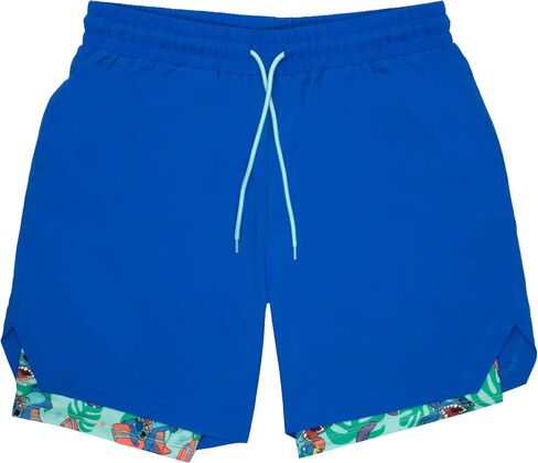 Disney Lilo and Stitch Running Shorts, Workout Shorts for Men, 2-in-1 Stealth Shorts, Sports Shorts with Pockets in Saudi Arabia