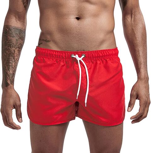 sandbank Men's 4" Running Shorts Lightweight Quick Dry Workout Shorts Athletic Gym Jogger Sweat Shorts with Pockets in Saudi Arabia