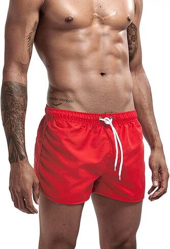 sandbank Men's 4" Running Shorts Lightweight Quick Dry Workout Shorts Athletic Gym Jogger Sweat Shorts with Pockets in Saudi Arabia