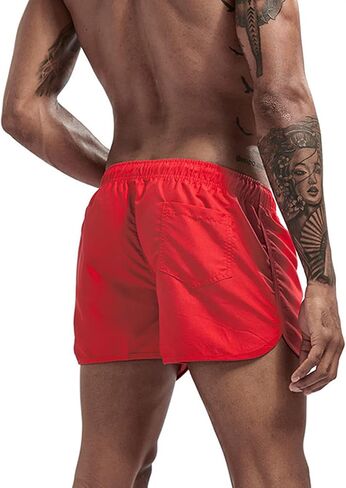 sandbank Men's 4" Running Shorts Lightweight Quick Dry Workout Shorts Athletic Gym Jogger Sweat Shorts with Pockets in Saudi Arabia