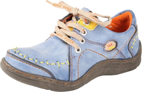 TMA EYES Women's Leather Hand Stitching Walking Travel Shoes Casual Lightweight Comfort Fashion Sneaker in Saudi Arabia