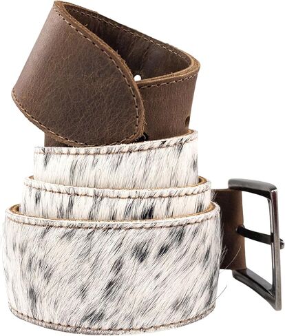 Western Leather Works, Cowboy Men's Belt Handmade from Full Grain Leather in Kuwait