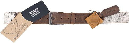 Western Leather Works, Cowboy Men's Belt Handmade from Full Grain Leather in Kuwait