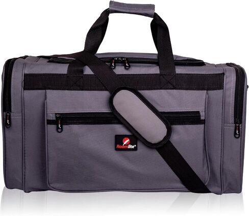 Roamlite 21 inch Travel Duffel Holdall - Weekend or Overnight Size Bag - Polyester 21" 55cm x31x31 50 Litre Light-Weight 0.8kg - Gray RL57GY in Kuwait