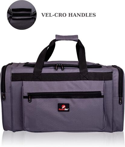 Roamlite 21 inch Travel Duffel Holdall - Weekend or Overnight Size Bag - Polyester 21" 55cm x31x31 50 Litre Light-Weight 0.8kg - Gray RL57GY in Kuwait