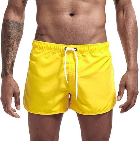 sandbank Men's 4" Running Shorts Lightweight Quick Dry Workout Shorts Athletic Gym Jogger Sweat Shorts with Pockets in Saudi Arabia