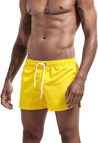 sandbank Men's 4" Running Shorts Lightweight Quick Dry Workout Shorts Athletic Gym Jogger Sweat Shorts with Pockets in Saudi Arabia