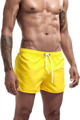 sandbank Men's 4" Running Shorts Lightweight Quick Dry Workout Shorts Athletic Gym Jogger Sweat Shorts with Pockets in Saudi Arabia