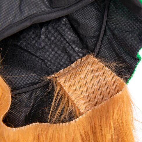 Liatunou St.Patrick's Day Shamrock Green Velvet Top Hat with Beard,Green Leprechaun Hat Irish Top Hat and Brown Beards for Men Women, St.Patricks Day Party Favors Costume Accessories in Kuwait