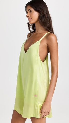 Lunya Women's Washable Silk Romper in Saudi Arabia
