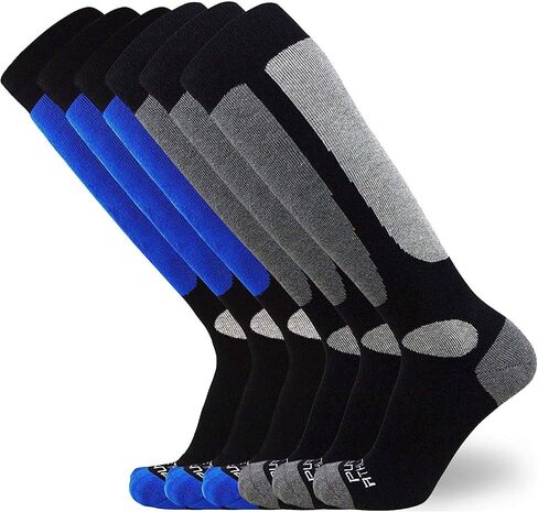 Pure Athlete Value Ski and Snowboarding Socks - Cold Weather Socks for Skiing in Saudi Arabia