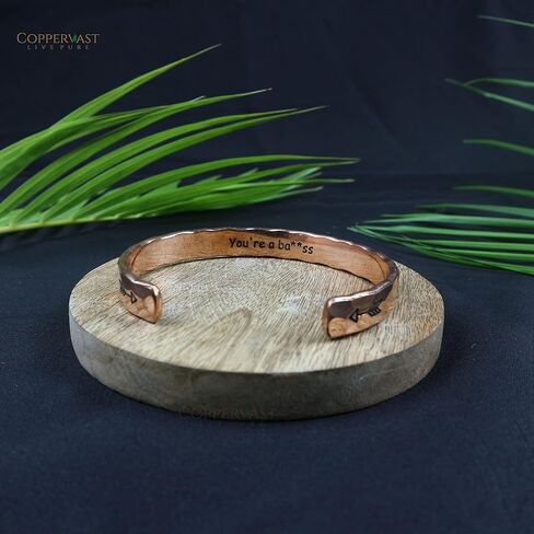 أساور نحاسية للنساء، هدايا شخصية لها، الأم، أفضل صديق، أساور صداقة ملهمة للفتيات المراهقات، منقوشة، هدية عيد ميلاد in Kuwait
