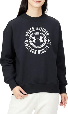 Under Armour - Womens Rival Crest GRP Crew Fleece Top in Saudi Arabia