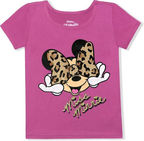 Disney Girl's 2 Pack Minnie Mouse Short Sleeves Tee Shirt Set in Saudi Arabia