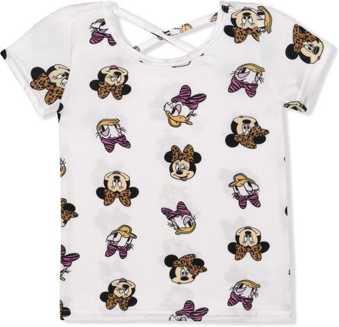 Disney Girl's 2 Pack Minnie Mouse Short Sleeves Tee Shirt Set in Saudi Arabia