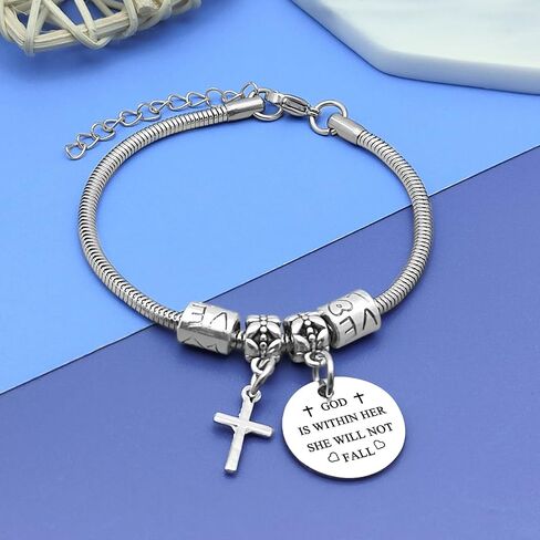 DlaeKua Christian Gifts Inspirational Bible Verse Bracelet Religious Gifts for Women in Saudi Arabia