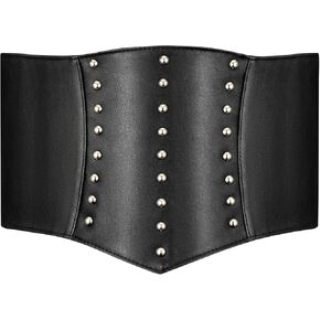 حزام مشد YooAi للنساء فساتين مشد مرن واسع للخصر حزام زي قرصان عصر النهضة in Kuwait