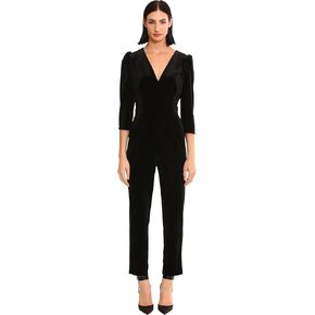 Donna Morgan womens Deep V-neck Jumpsuit Event Occasion Party Date Night Out Guest of in Kuwait