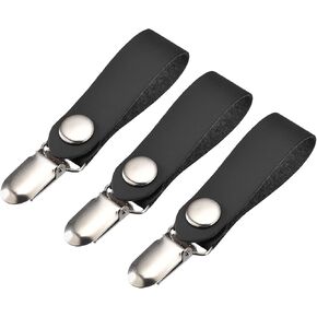 uxcell Hat Clips for Travel, PU Leather Hat Clips for Women Bag Luggage Outdoor Travel Hat Companion in Kuwait