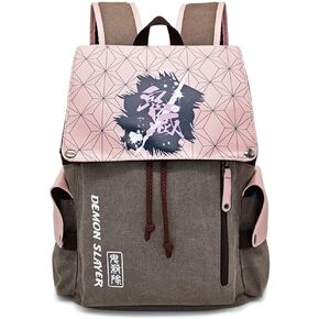 Lukvuzo انمي ياباني حقائب الظهر قماش حقيبة كتف ثلاثية الأبعاد طباعة Daypack حقيبة الظهر أجهزة الكمبيوتر المحمولة حزمة الظهر لمحبي أنيمي in Saudi Arabia