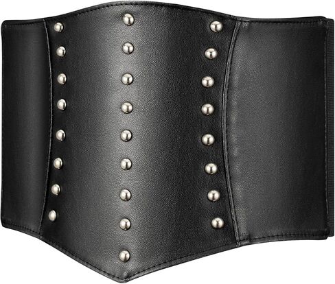 حزام مشد YooAi للنساء فساتين مشد مرن واسع للخصر حزام زي قرصان عصر النهضة in Kuwait