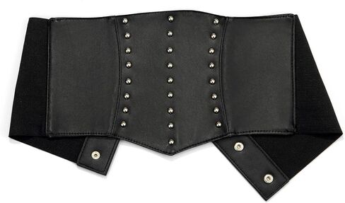 حزام مشد YooAi للنساء فساتين مشد مرن واسع للخصر حزام زي قرصان عصر النهضة in Kuwait