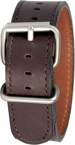 BERTUCCI Men's Brown 22mm Montanaro Duration Leather Briar Watch Band in Saudi Arabia