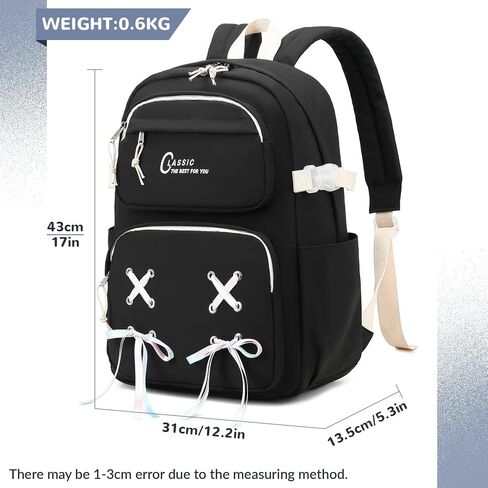 El-fmly Casual School Bookbag Travel Backpack for Teen Girls in Saudi Arabia